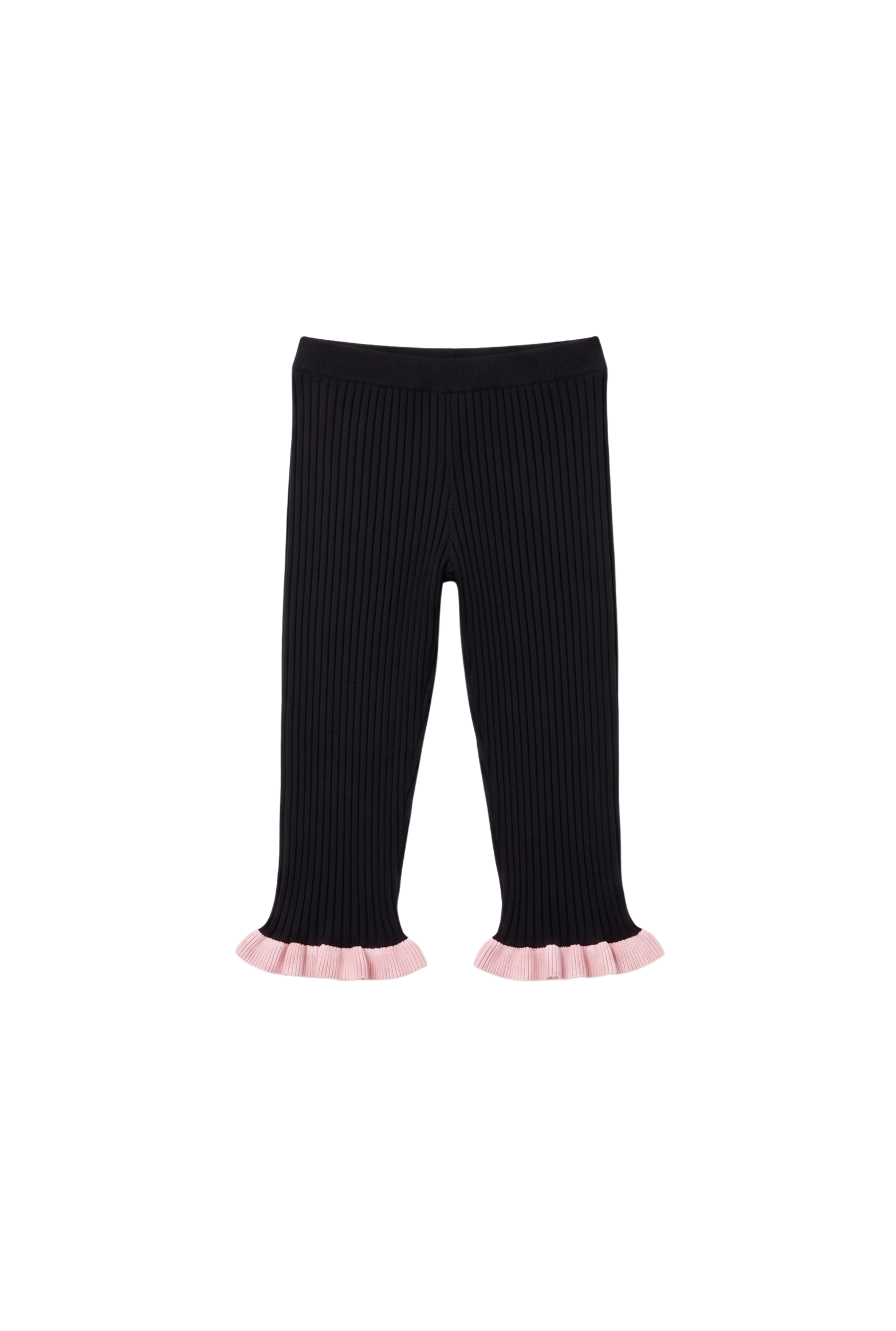 Madonna Capri Pants - Black & Soft Pink